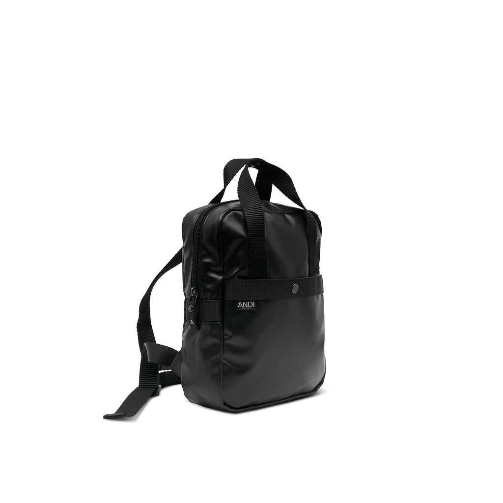 Lightweight polyester kids backpack in Onyx black color | ANDI Brand