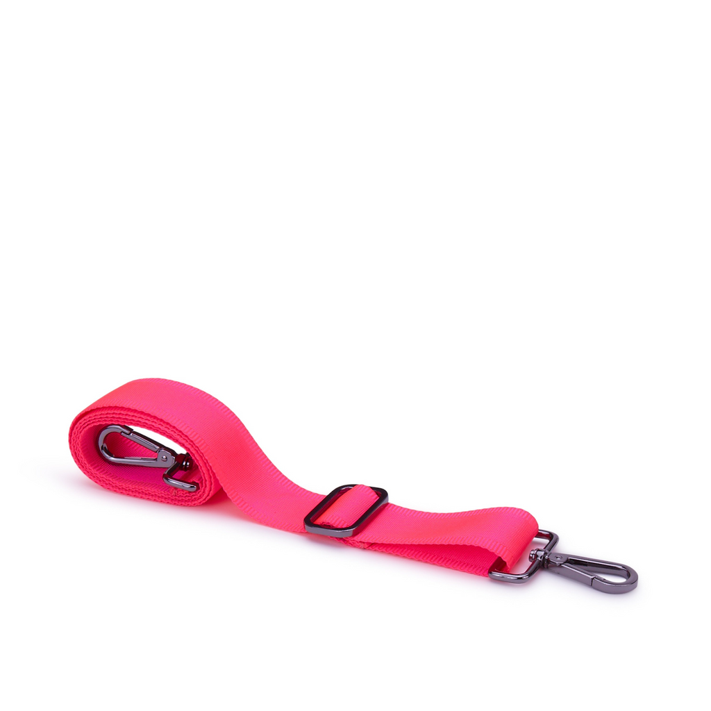 Adjustable detachable hot pink fun bag strap | ANDI