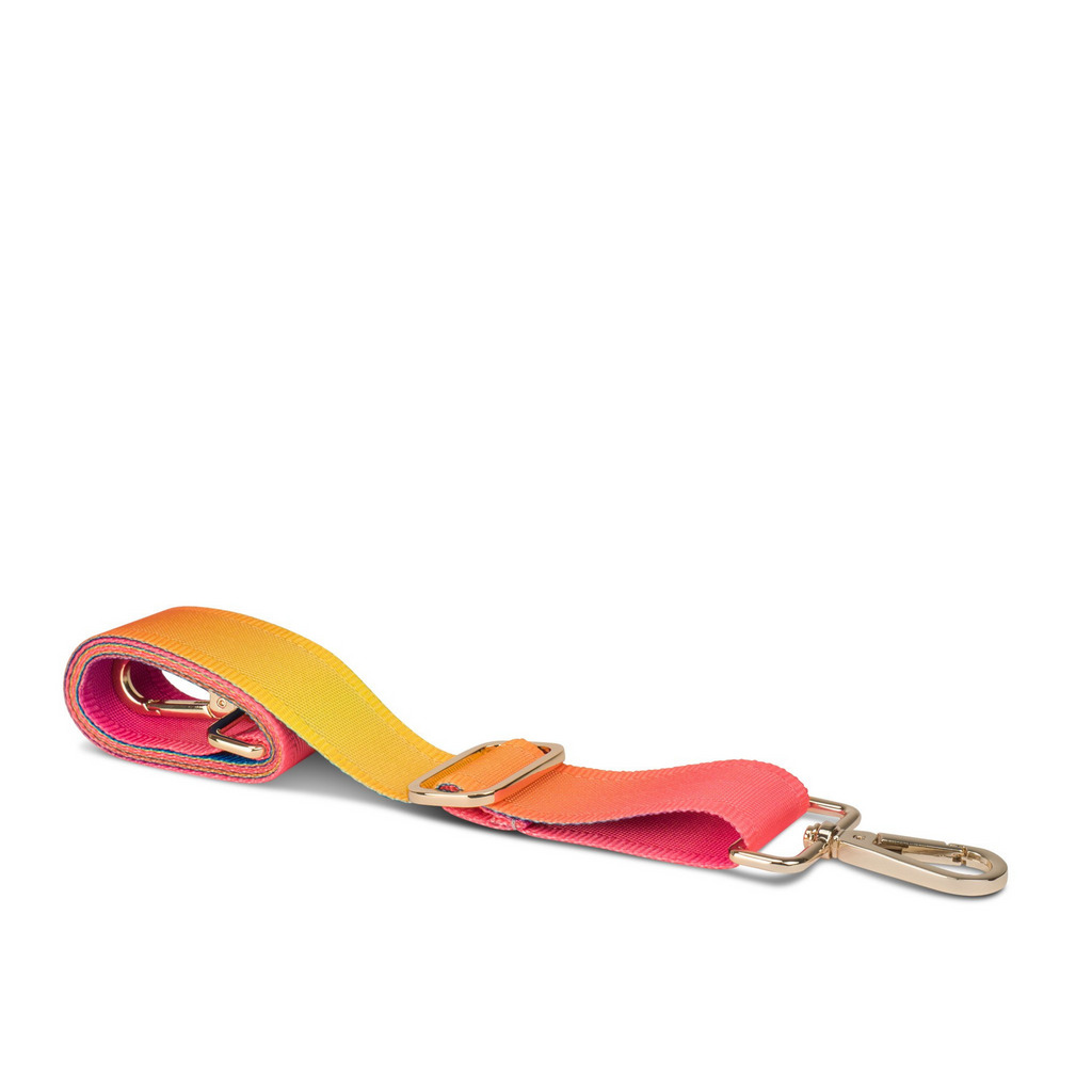 Colorful nylon fun strap with gold hardware | ANDI replacement strap