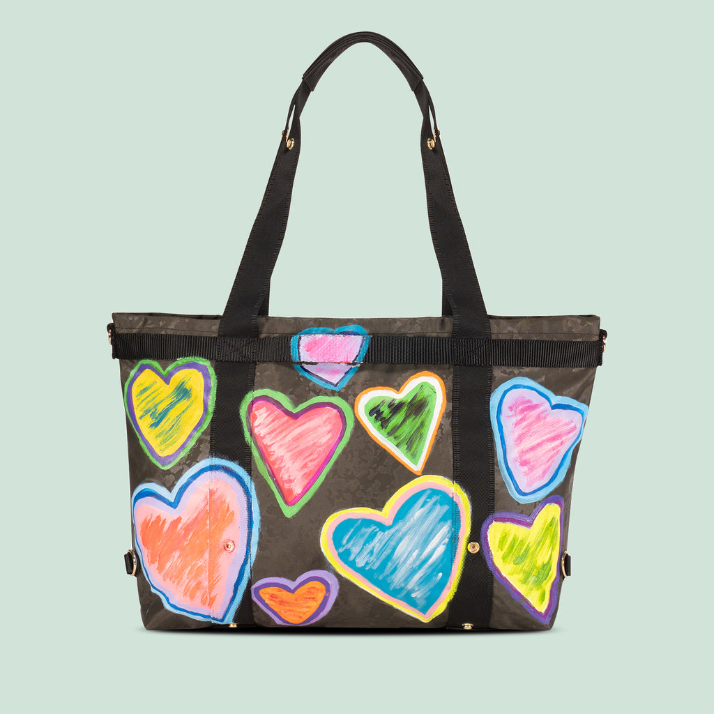Artwork by artist Kristin Simmons on ANDI Large convertible travel tote