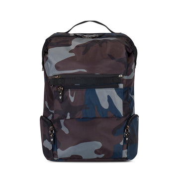 Womens Laptop bag for travel | ANDI Backpack | Camouflage nylon | Water resistant