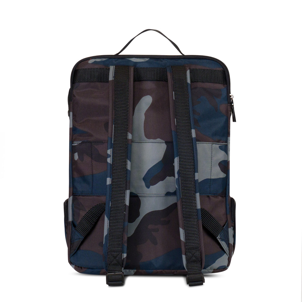 Womens luxury backpack with padded laptop compartment | ANDI Travel bag | Grey camo