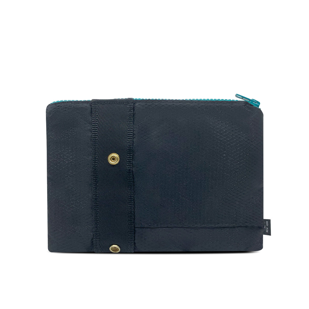 Water resistant nylon pouch made from dead-stock materials | pre-loved |ANDI Brand