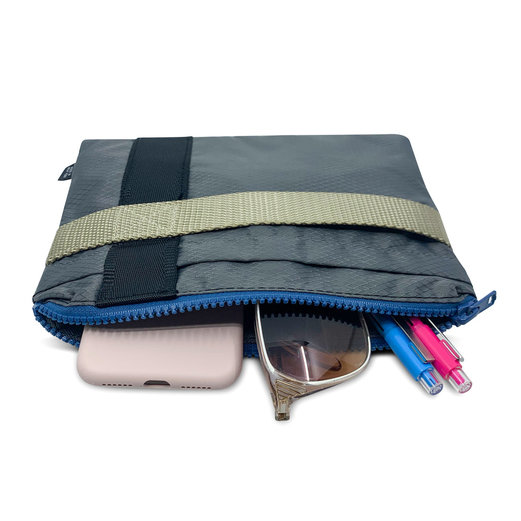 Nylon water resistant pouch made from recycled materials | ANDI Brand